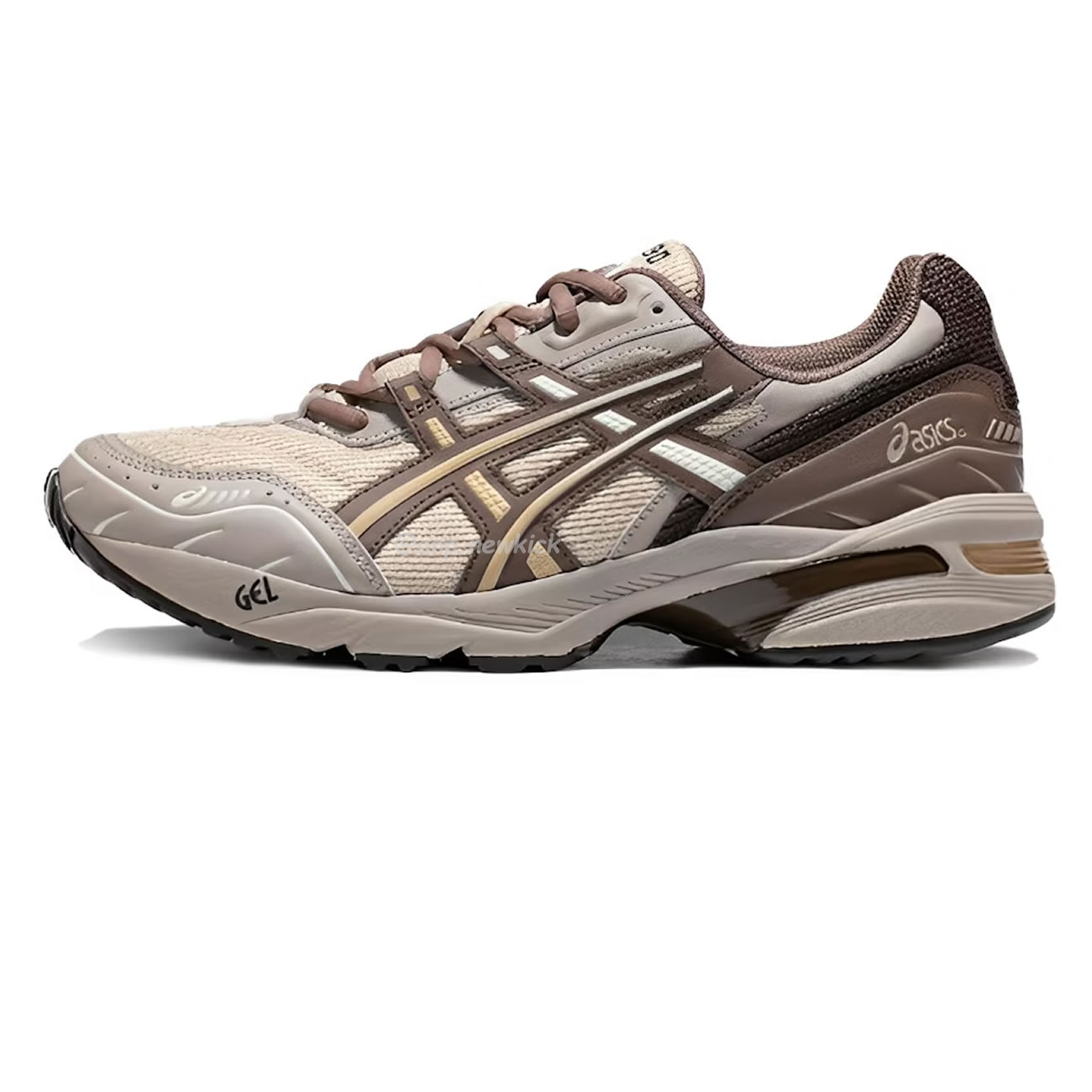 Asics Gel 1090 Grey Beige Birch French Blue White Sage Silver Cream Brown Silver Cream Gray Blue (10) - newkick.app